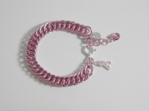 Pink Ribbon Breast Cancer Awareness Bracelet